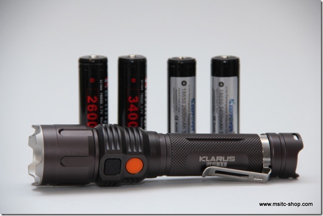 Review KLARUS RS11-II Lumapower LM36 und MTE Backup Commander BC-1 Brillipower Akkus 050